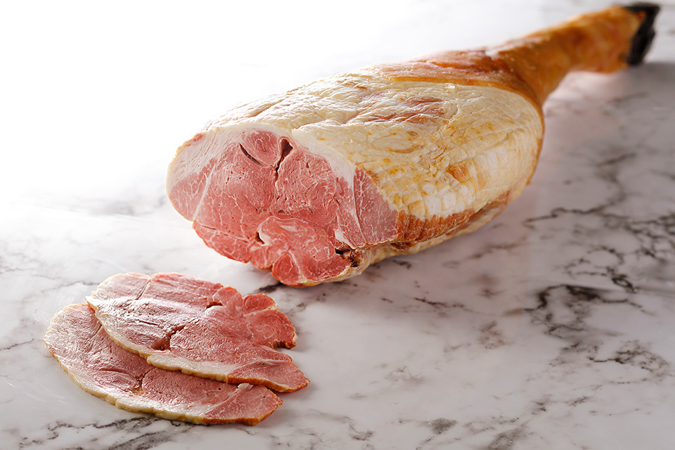 bone-in Iberian ham