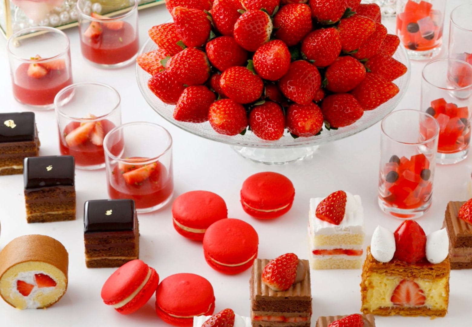 Strawberry Desserts by New Otani Hotels