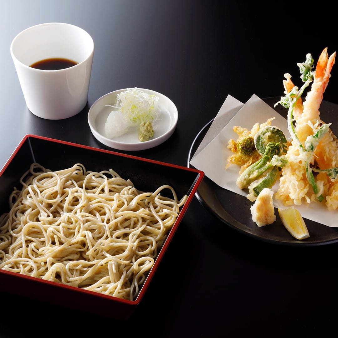 Soba Noodles with Seasonal Vegetable Tempura