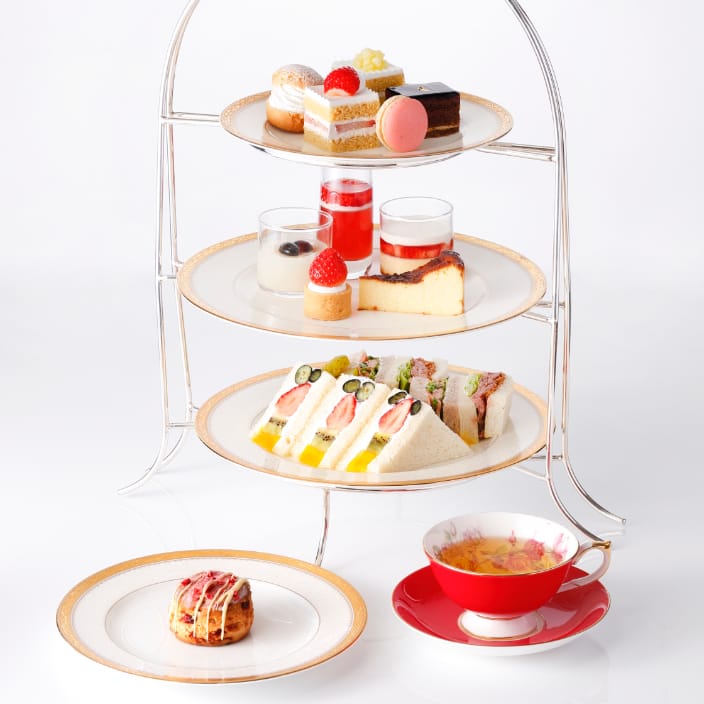 Amaou Afternoon Tea Set