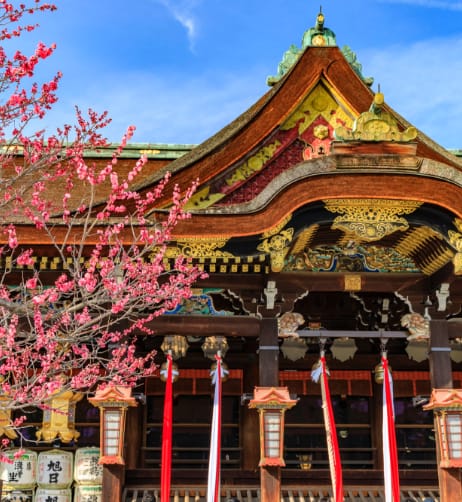 紅葉の美しい京都への観光はホテルニューオータニ大阪が便利です。