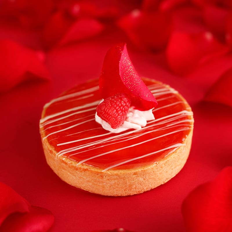 Red Rose Flan