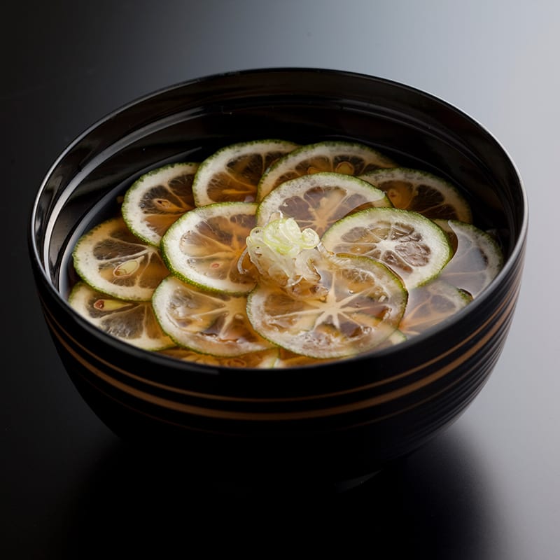 Chilled Udon with Kabosu Citrus
