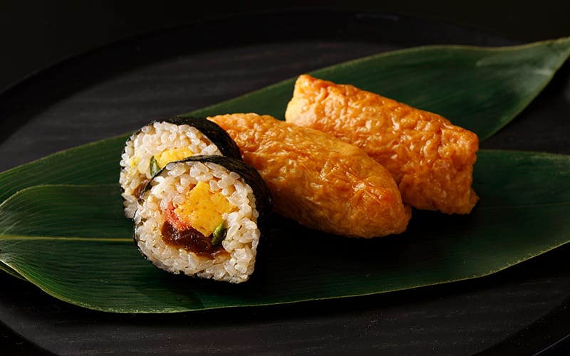Inari and Futomaki Sushi