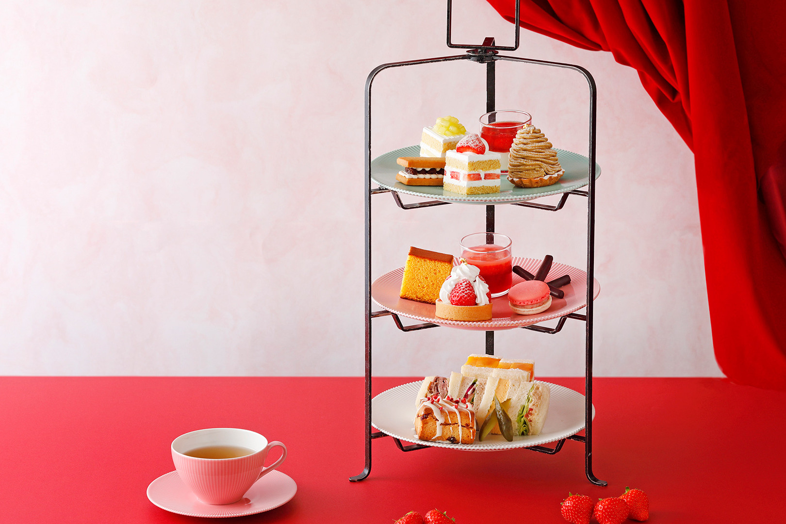 新アフタヌーンティーセット～いちご＆あまおう～