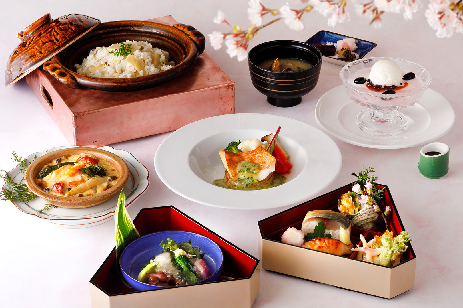 春を彩る桜会席