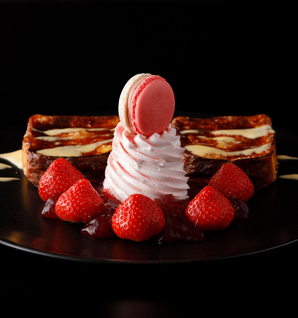 あまおうブリオッシュフレンチトースト