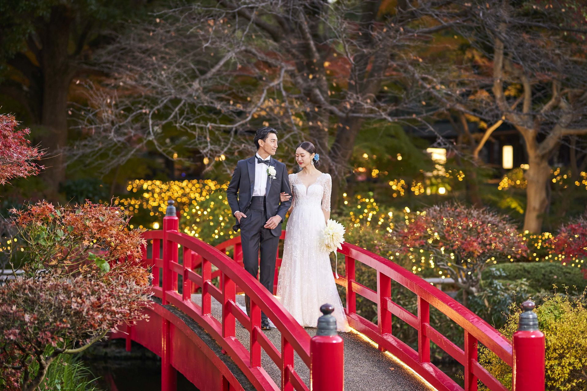 日本庭園ライトアップ