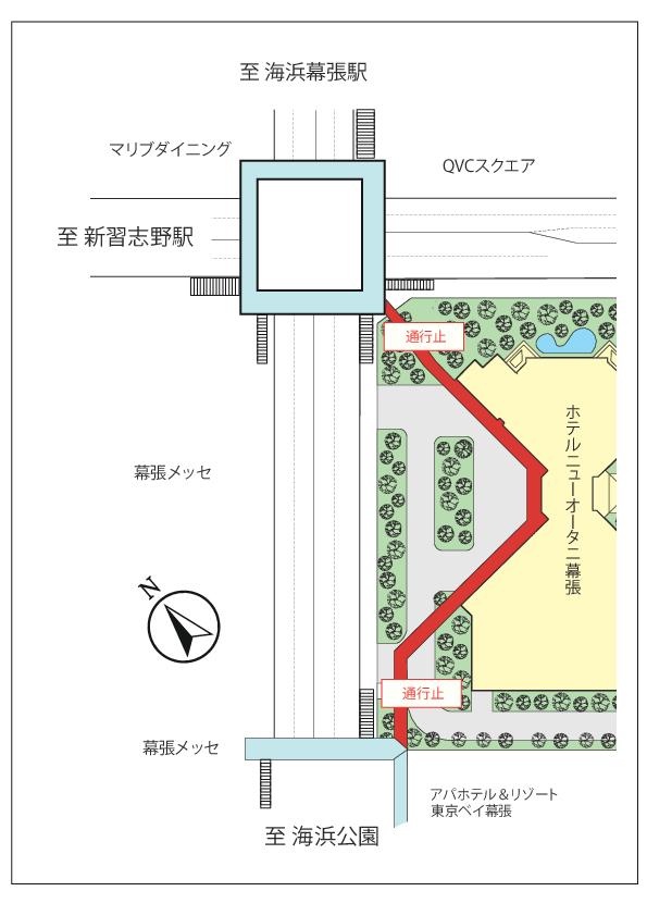 通行止め掲載図