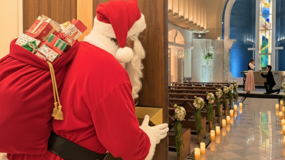 サンタクロース登場イメージ