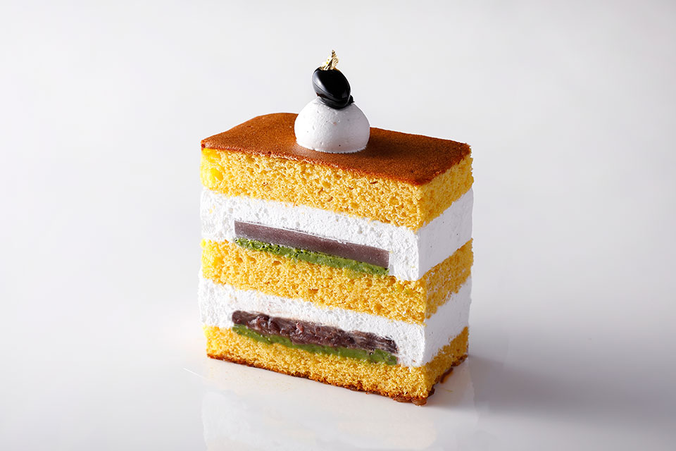 Matcha Castella Shortcake