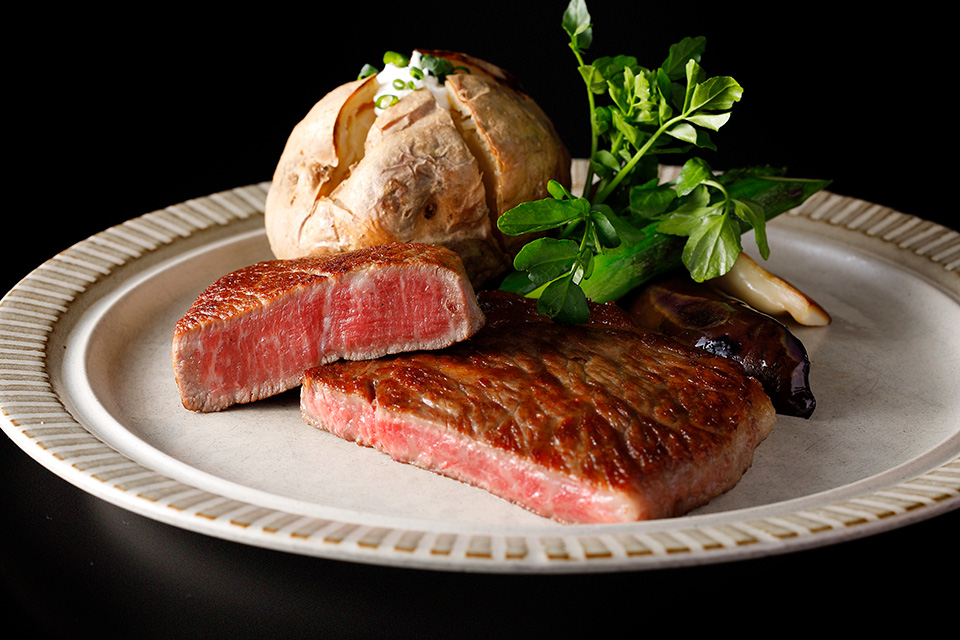 Tottori Wagyu steak
