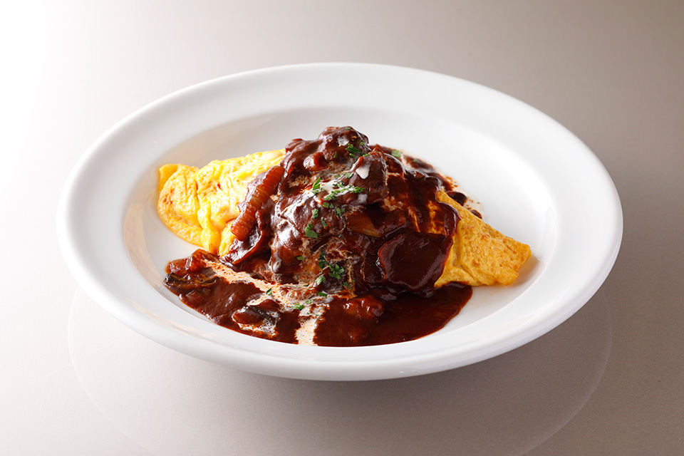 Wagyu Hayashi Stew on Omurice