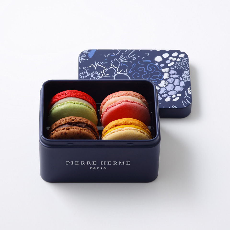 Assortiment de 4 Macarons "Signature Noël"