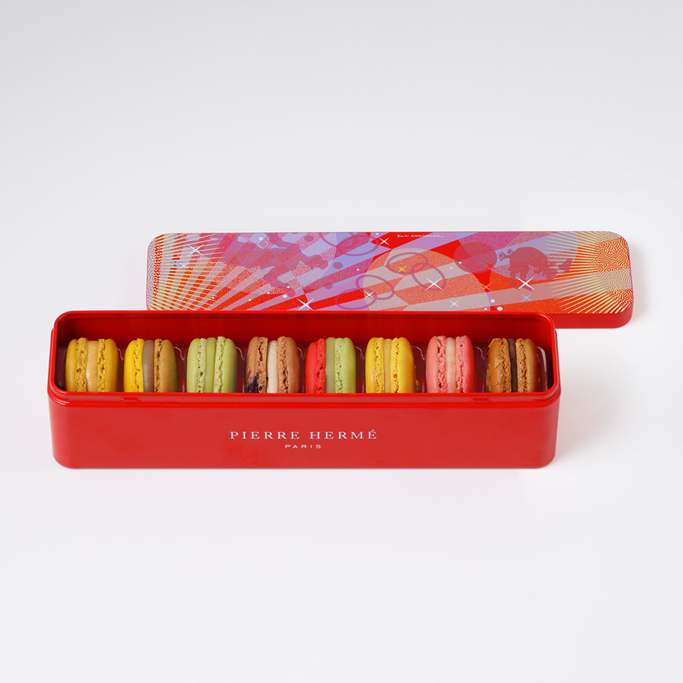 Assortiment de 8 Macarons "Signature Noël"