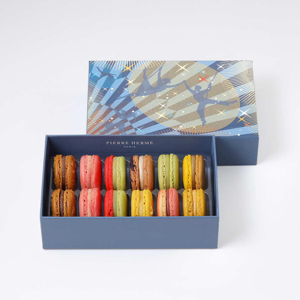 Assortiment de 12 Macarons "Signature Noël"