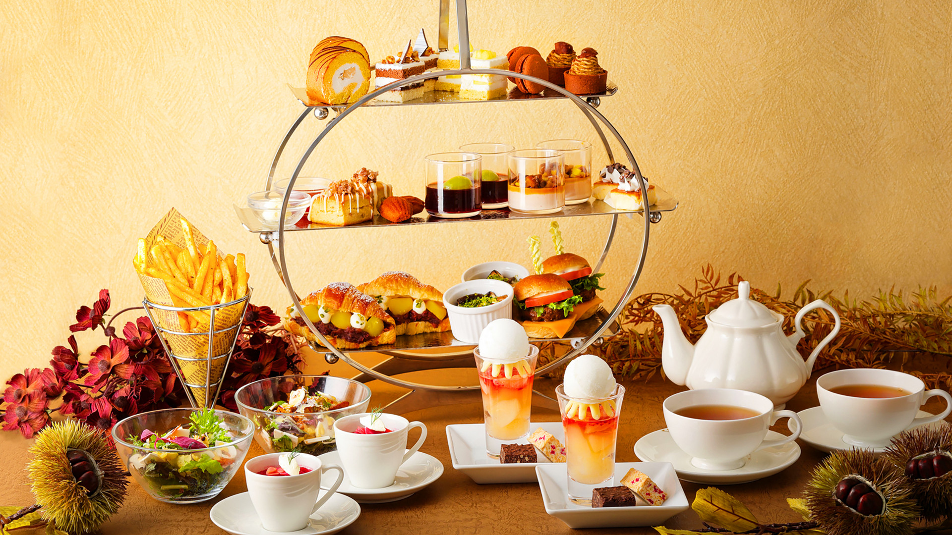 アフタヌーンティーセット~マロン&チョコレート~