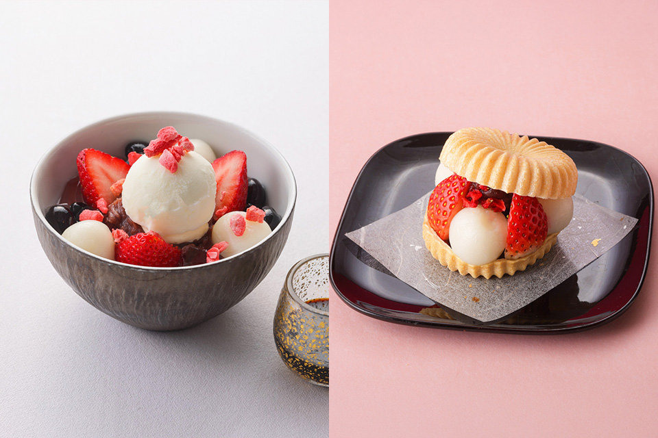 千羽鶴特製 あまおうスイーツ