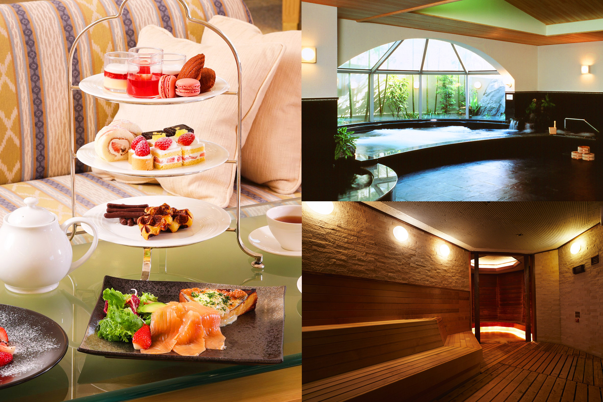 アフタヌーンティーセット & SPA