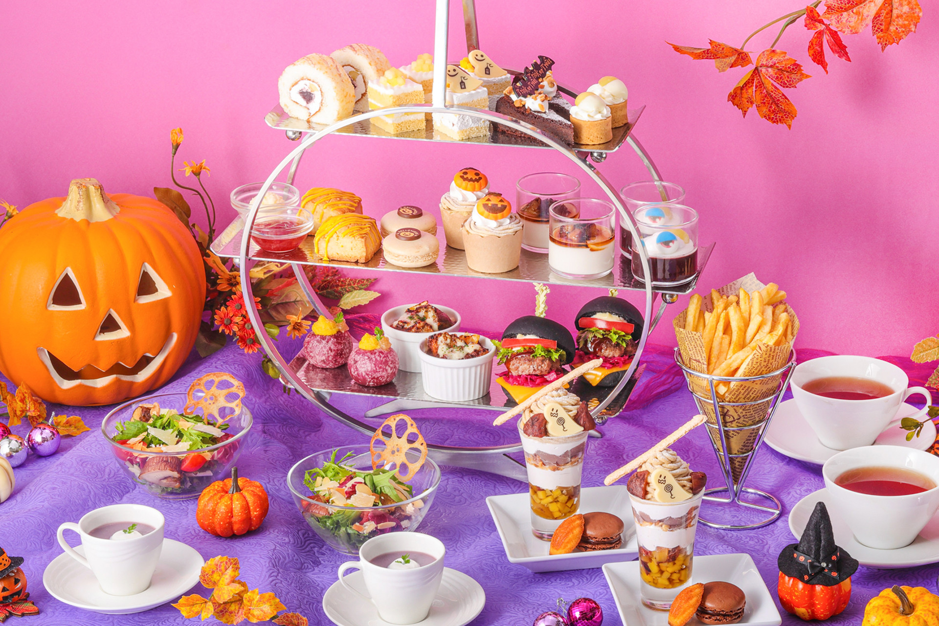 ハロウィンアフタヌーンティーセット