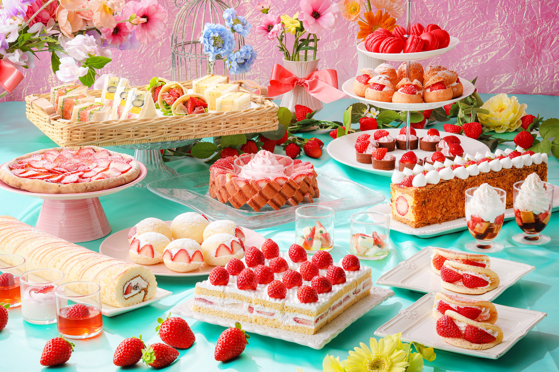 サンドウィッチ＆スイーツビュッフェ ～ストロベリーコレクション～［第二弾］