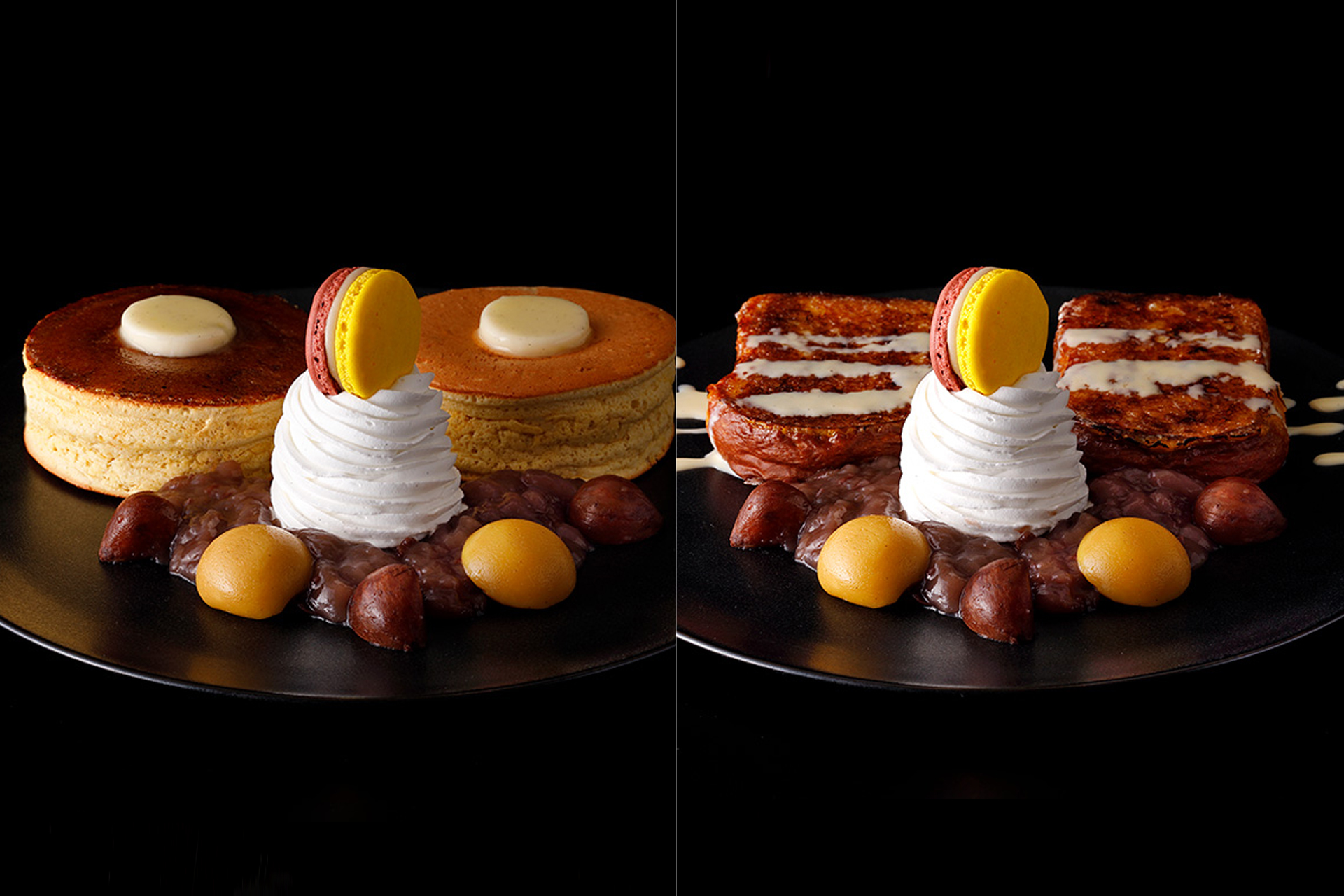 マロンパンケーキ＆ブリオッシュフレンチトースト