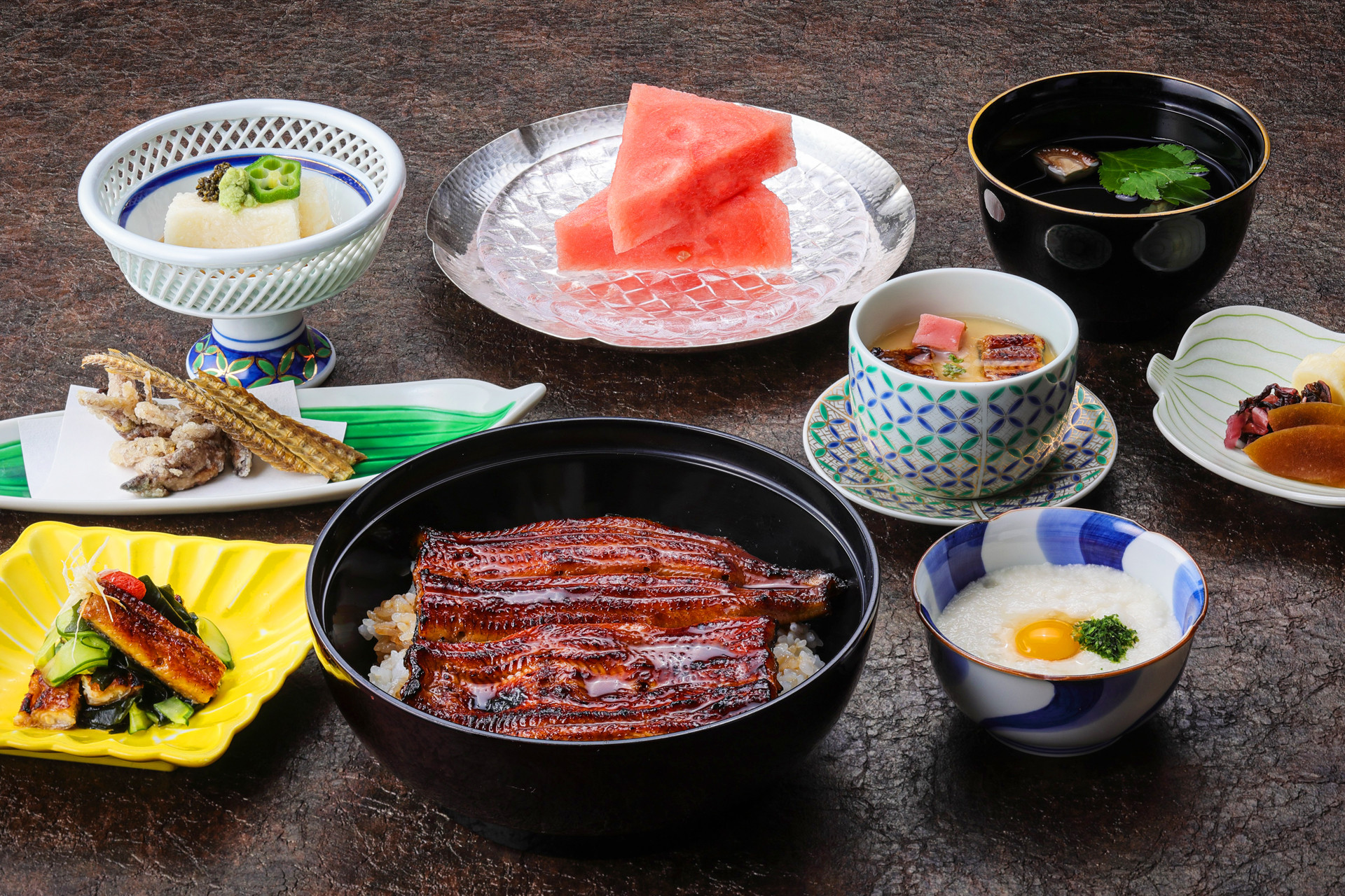 鰻と自然薯御膳
