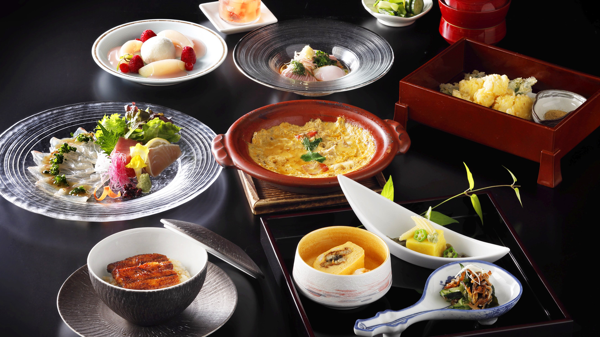 鰻と鱧の御膳