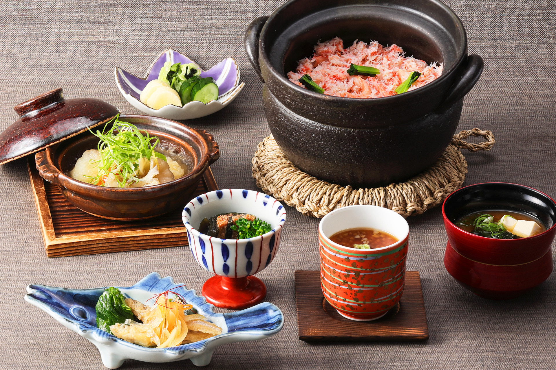 冬の味覚御膳～蟹と鱈～