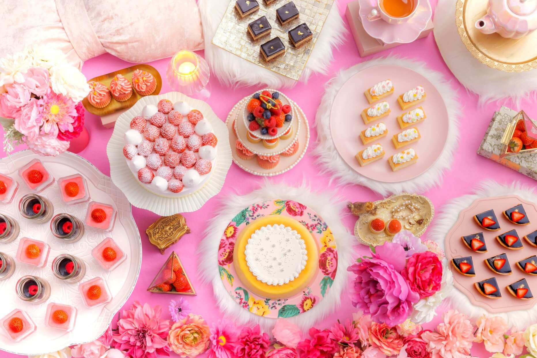 🍓速報！“恋するいちご”ビュッフェに、リラックマコラボスペシャル