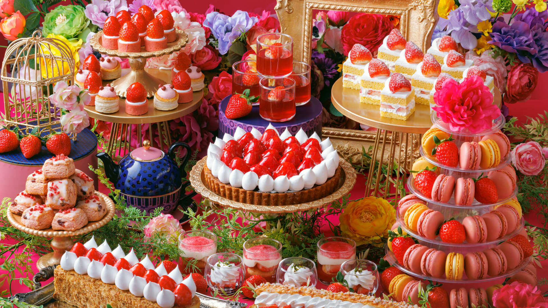 スーパースイーツビュッフェ23 ホテルでいちご狩り Satsuki Lounge ホテルニューオータニ大阪 スーパースイーツビュッフェ23 ホテルでいちご狩り Satsuki Lounge ホテルニューオータニ大阪