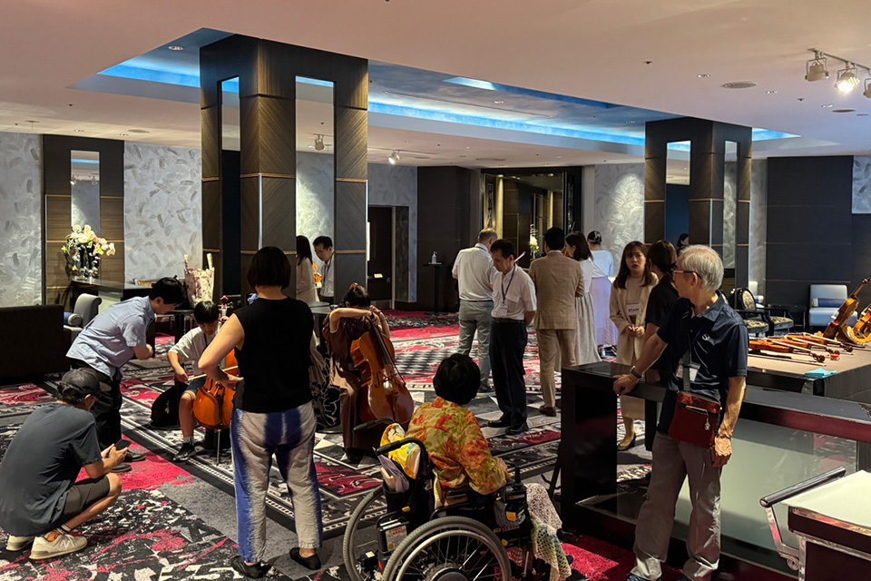 楽器体験ブース