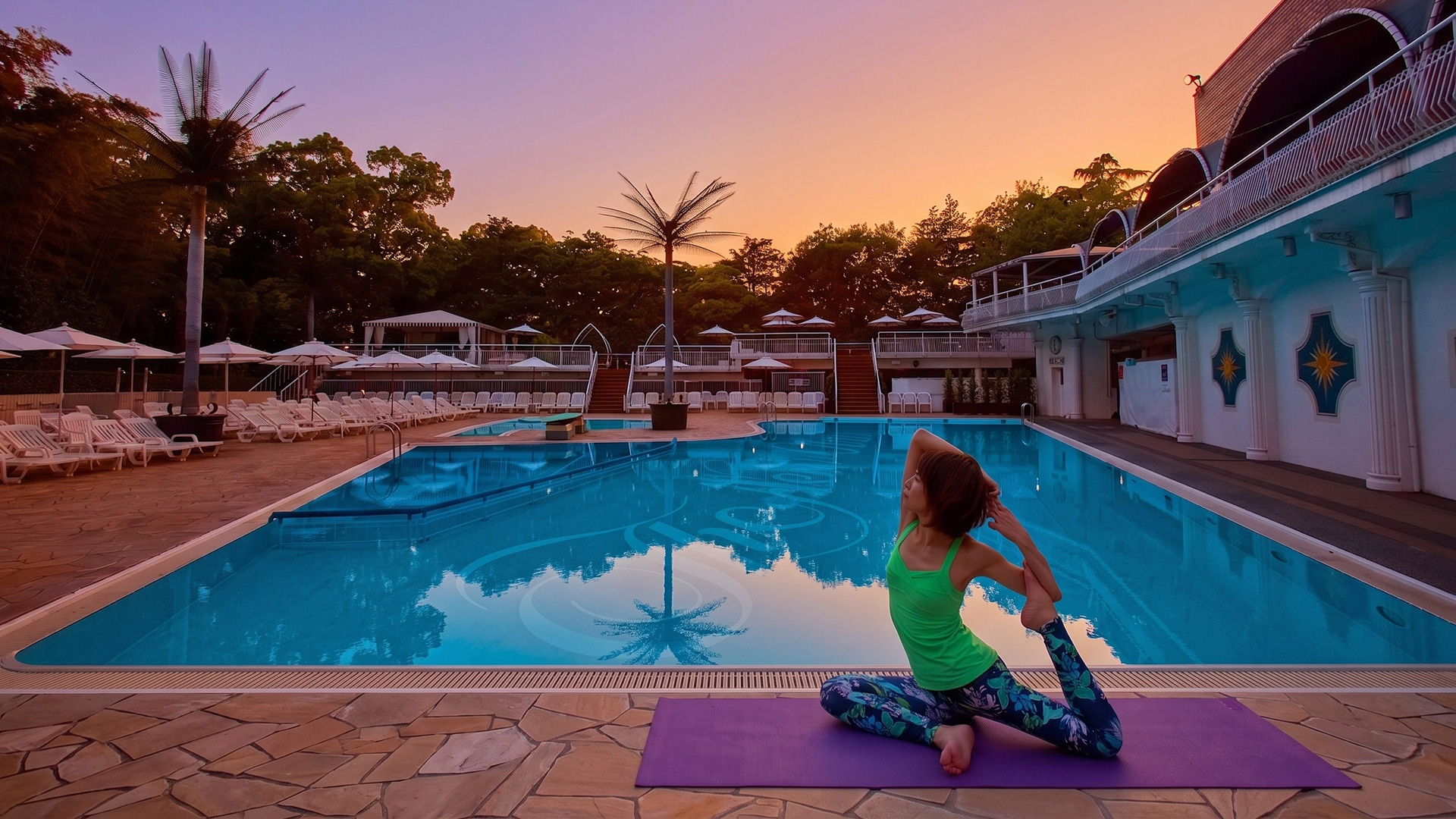 Yoga at GARDEN POOL