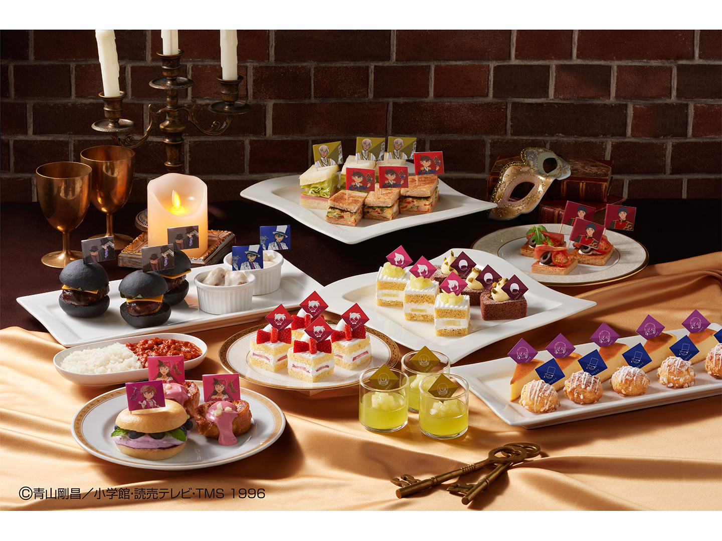 “Detective Conan” Sandwich and Dessert Buffet 