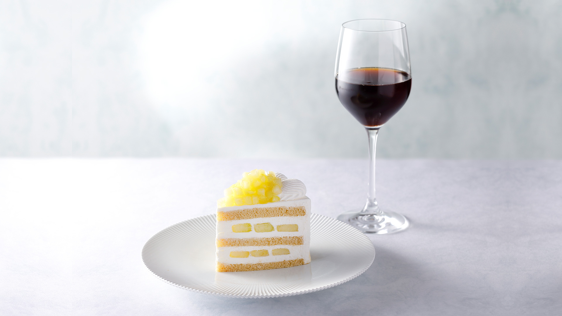スーパーメロンショートケーキ　ゲイシャコーヒーセット