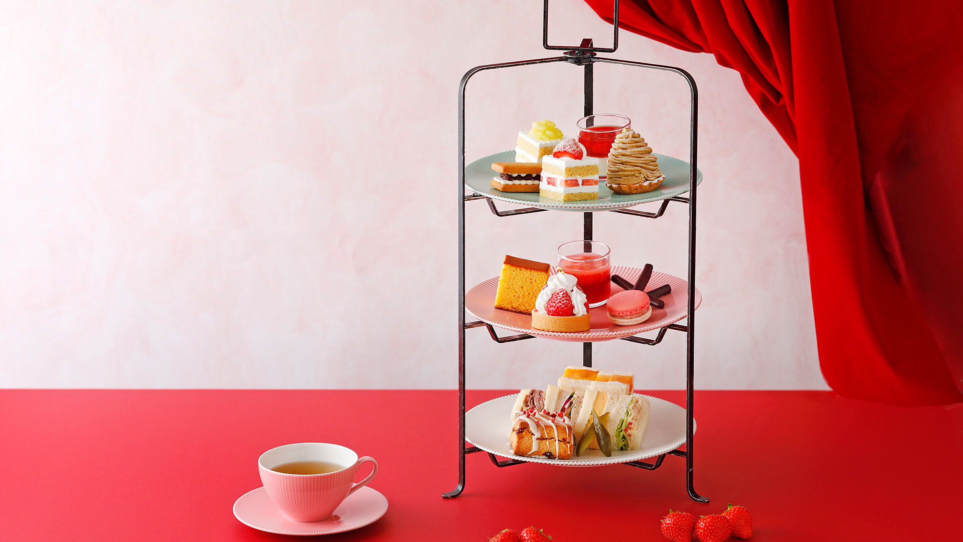 新アフタヌーンティーセット～いちご＆あまおう～