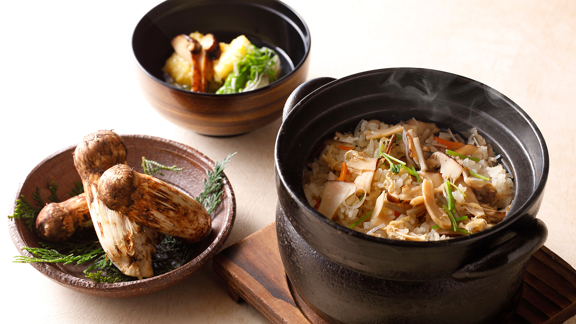期間限定 松茸と秋の味覚会席
