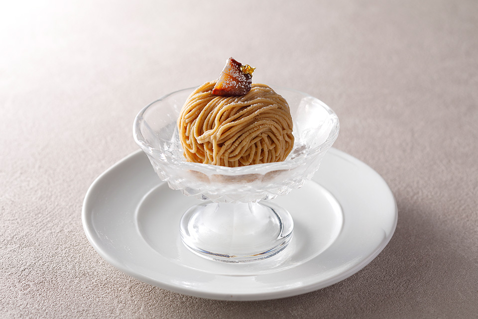 和風アイスモンブラン (ミルクジェラート)