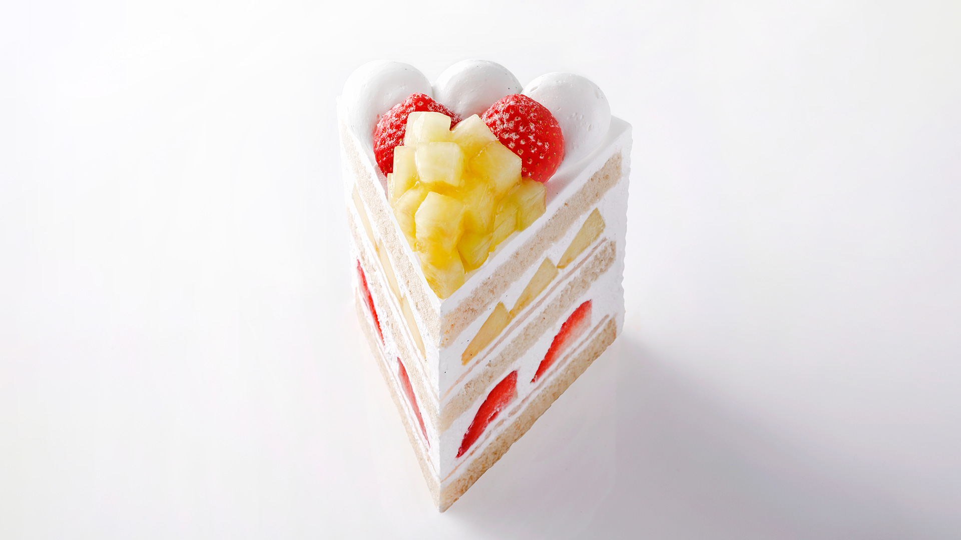 エクストラスーパーダブルショートケーキ（メロン＆あまおう）