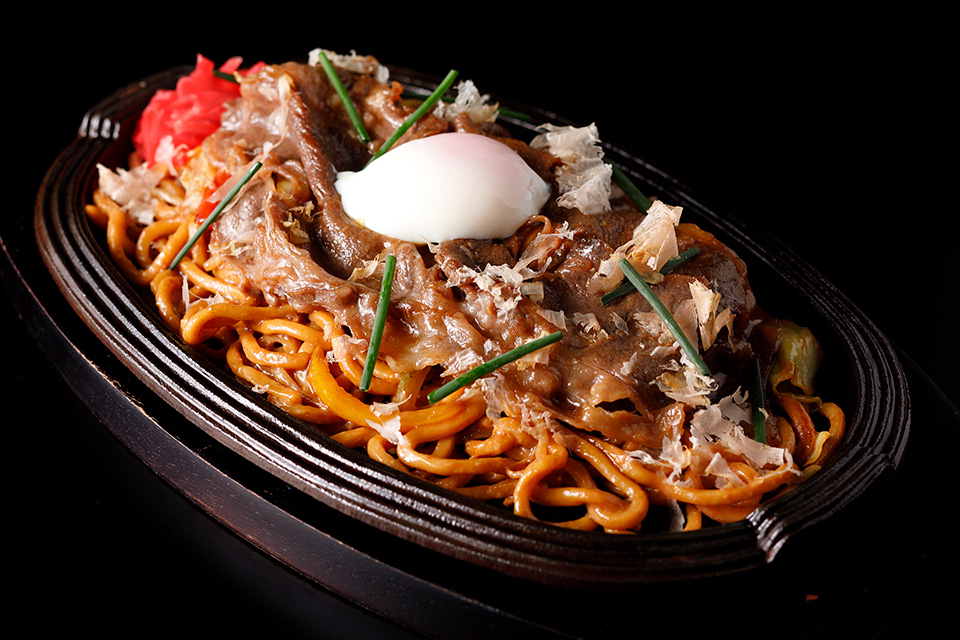 鳥取和牛鉄板ソース焼きそば