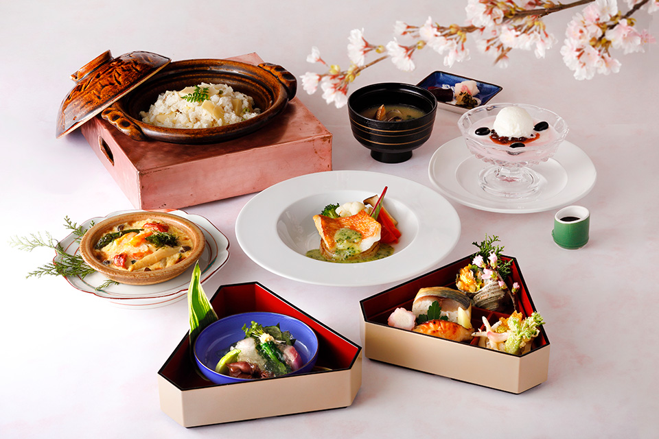 春を彩る桜会席の写真