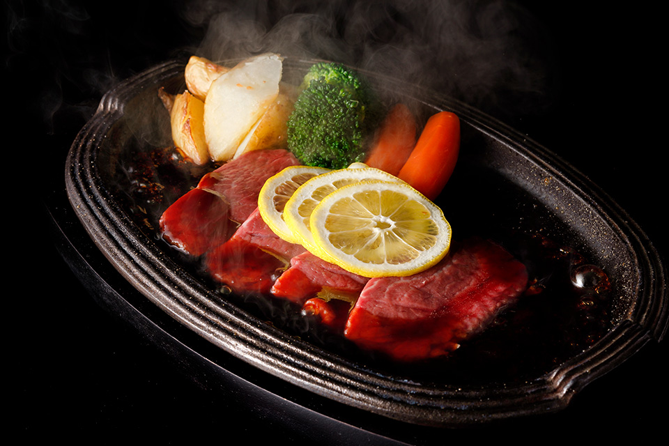 黒毛和牛のレモンステーキ