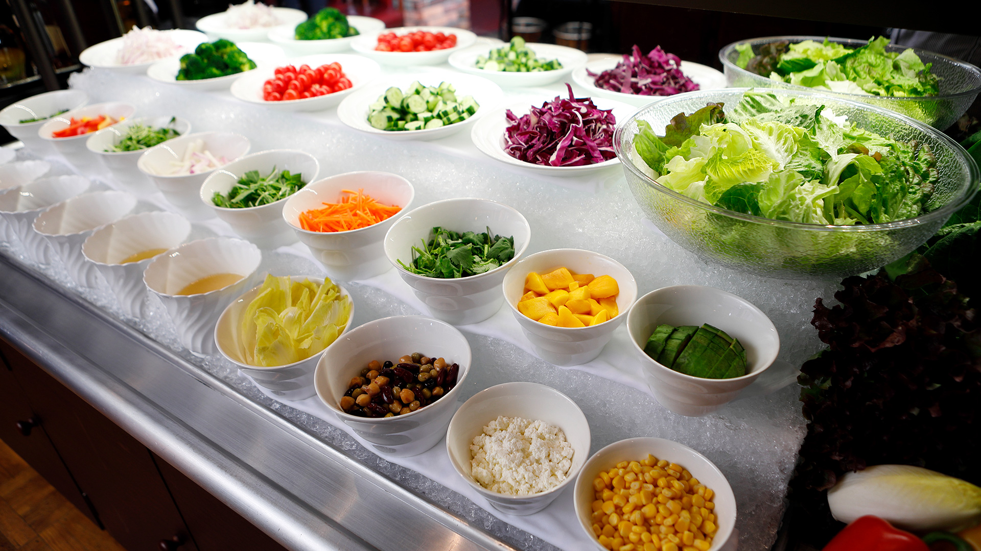 健康野菜のサラダバー