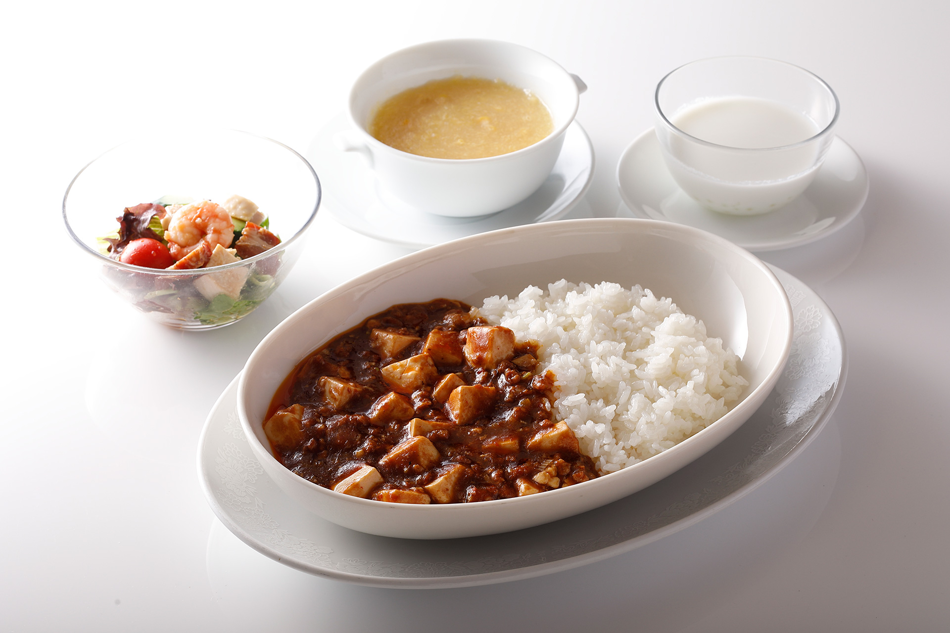 麻婆丼ランチセット