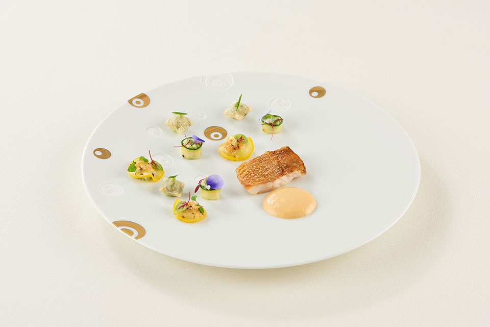 プランタン アン ロワール ディナー料理写真