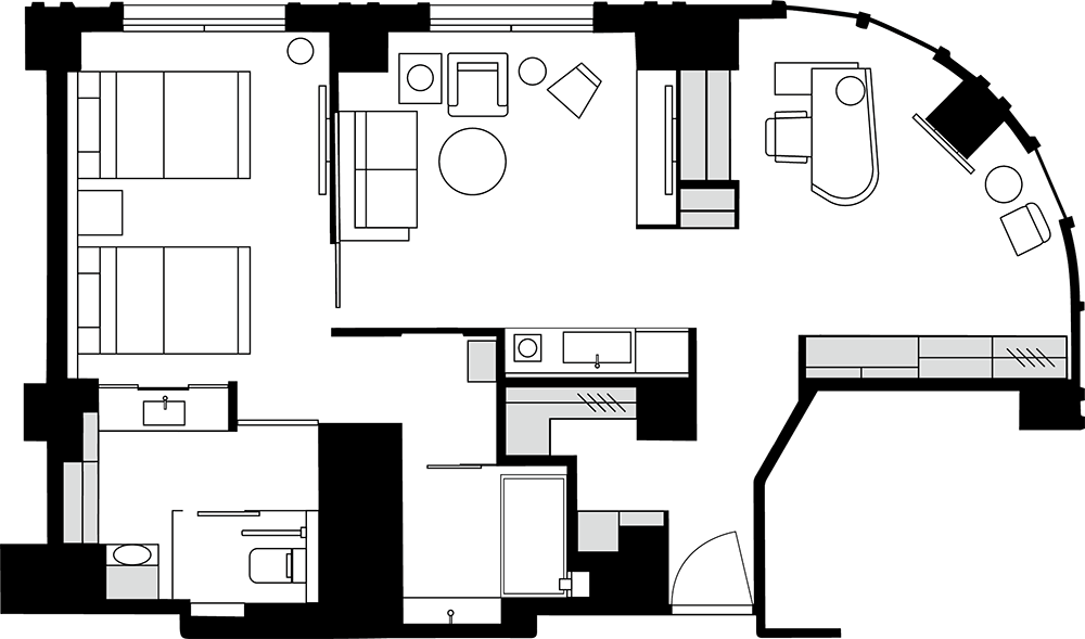 間取り図（新江戸レジデンス　スイート）