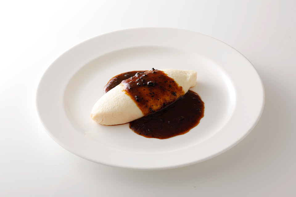 玄米卵のオムレツ