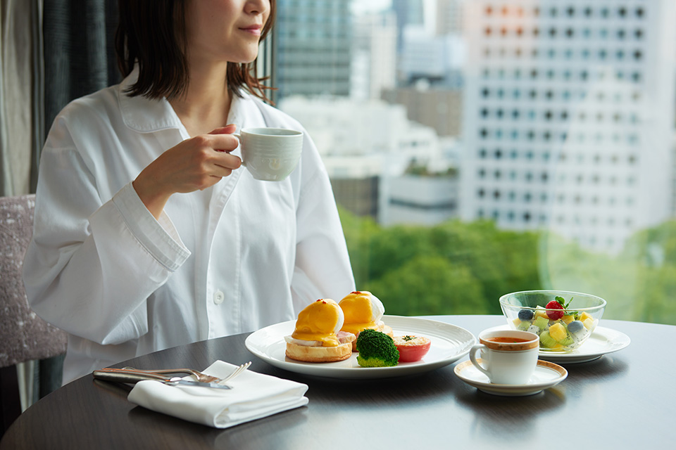 プラン限定のルームサービス特別朝食