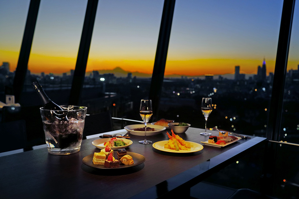 VIEW & DINING THE SKY　料理の写真