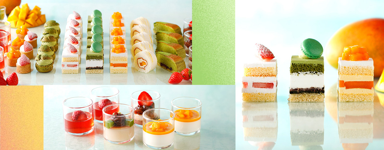 いちご・抹茶・マンゴー